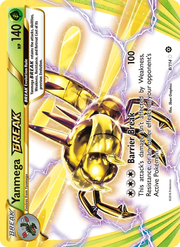 Yanmega BREAK, Pokémon card
