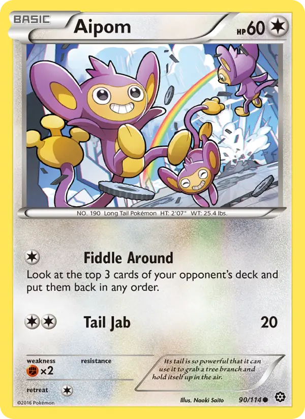 Aipom, Pokémon card