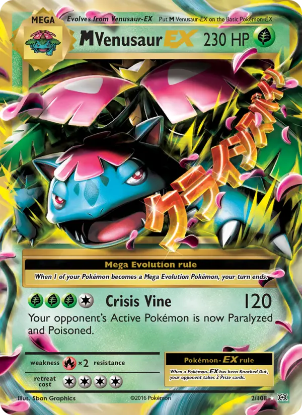 M Venusaur EX, Pokémon card