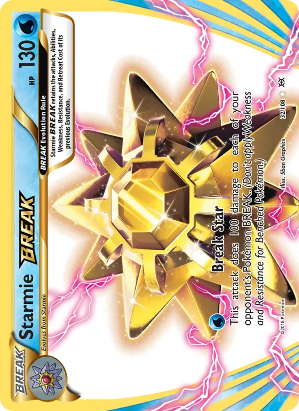 Starmie BREAK, Pokémon card
