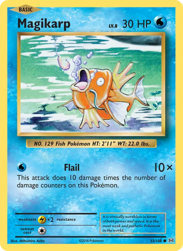 Magikarp, Pokémon card