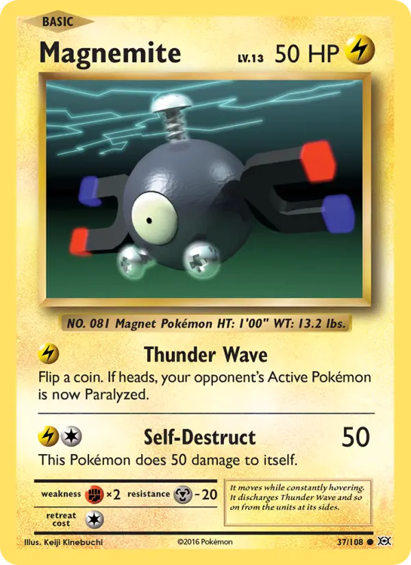 Magnemite, Pokémon card