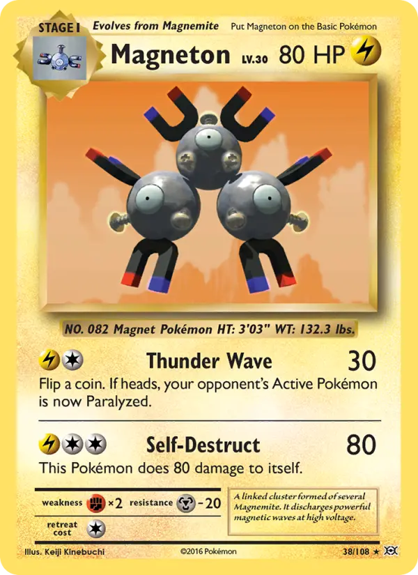 Magneton, Pokémon card