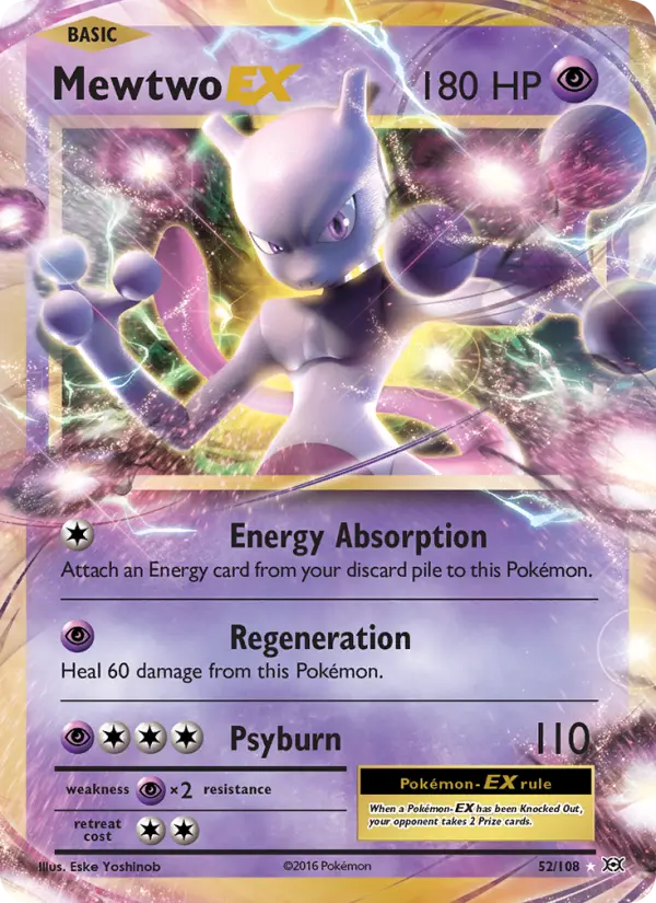 Mewtwo EX, Pokémon card