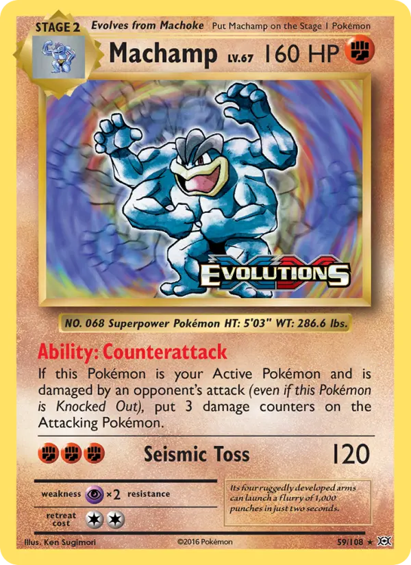 Machamp, Pokémon card