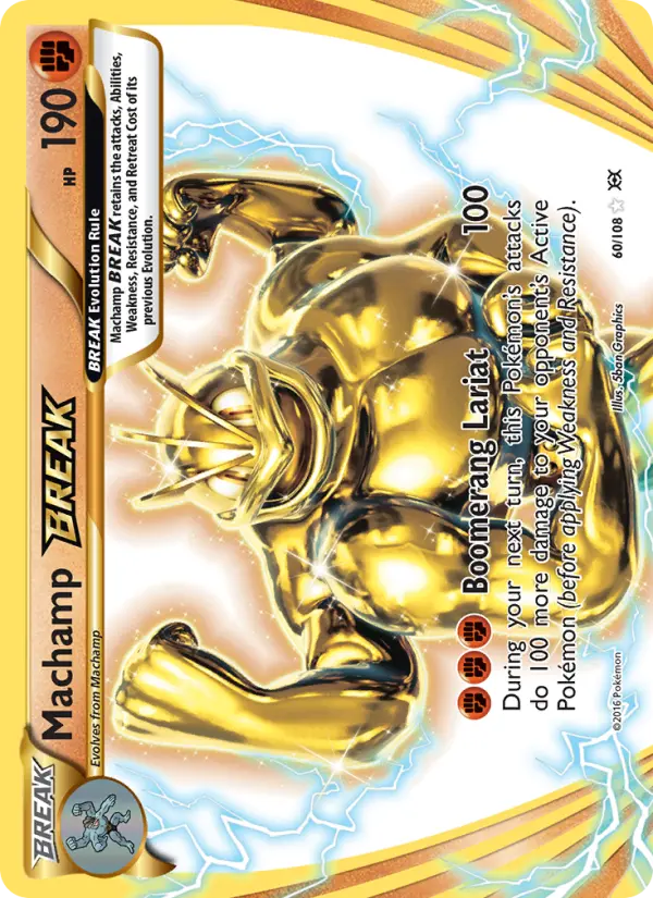Machamp BREAK, Pokémon card