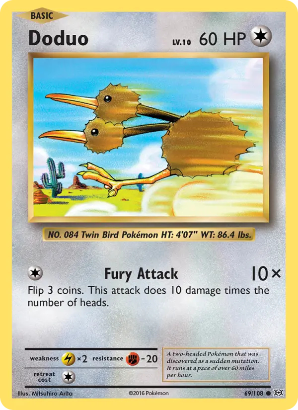 Doduo, Pokémon card