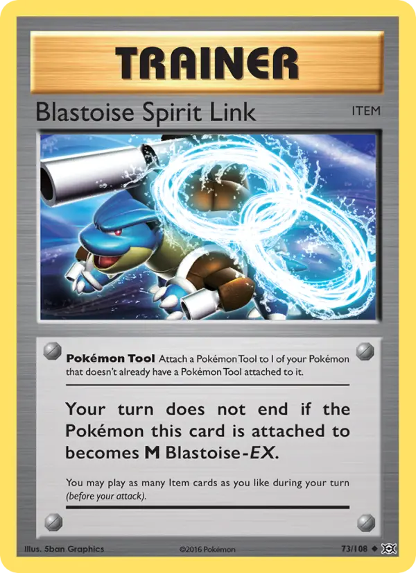 Blastoise Spirit Link, Pokémon card