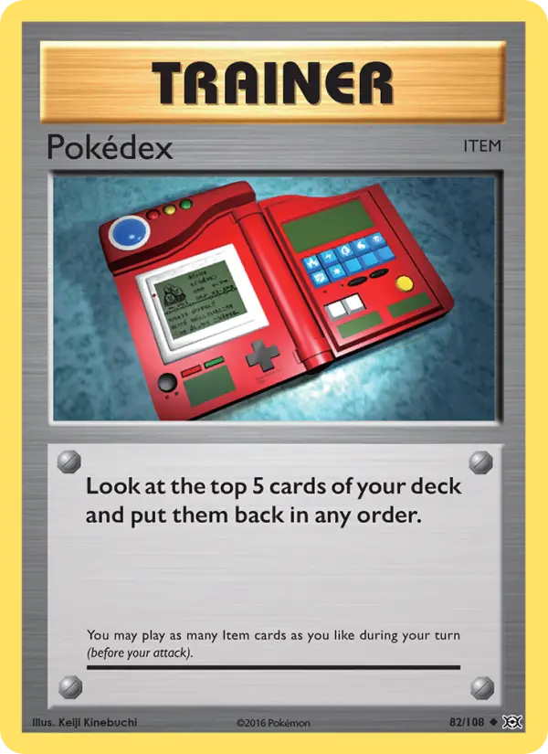 Pokédex, Pokémon card