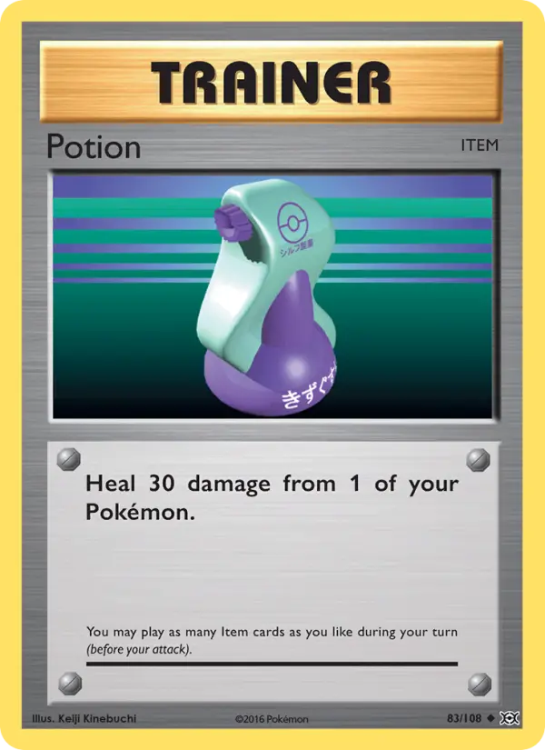 Potion, Pokémon card