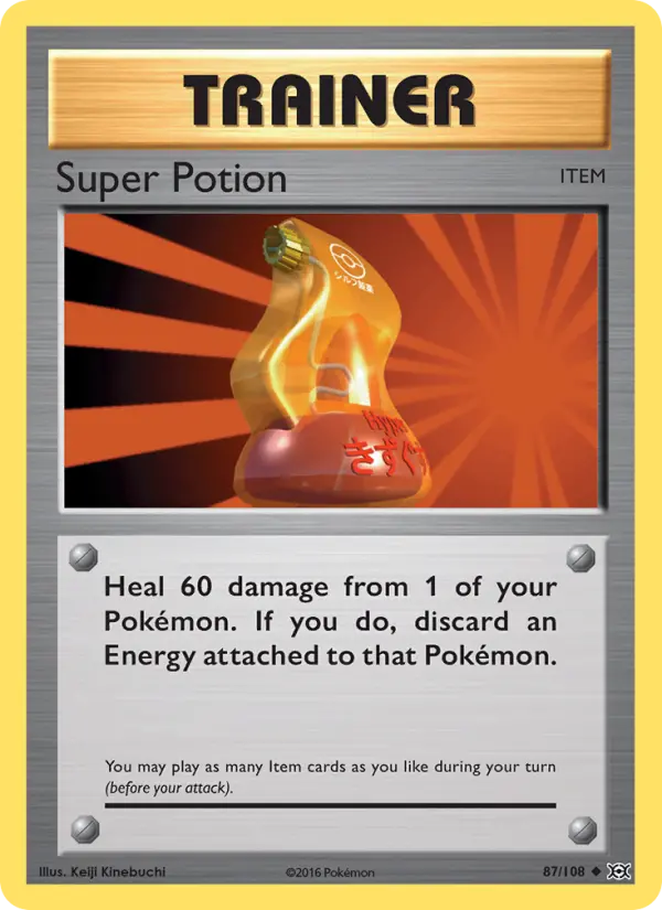Super Potion, Pokémon card