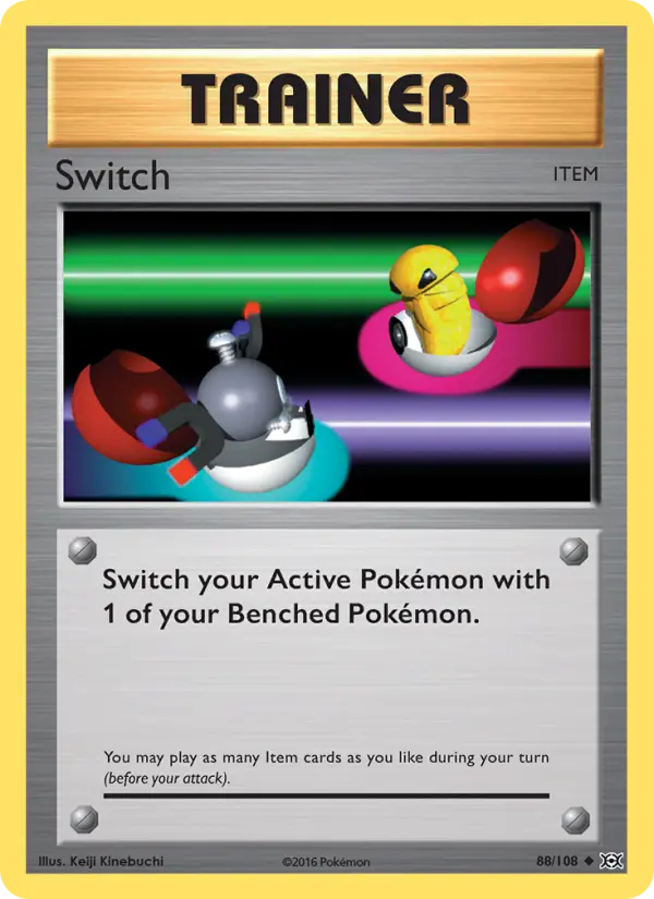 Switch, Pokémon card