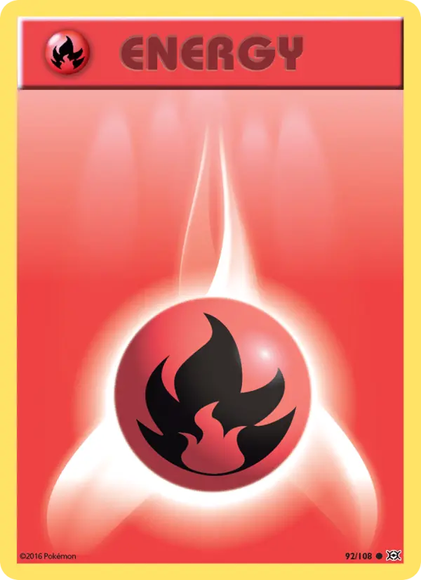 Fire Energy, Pokémon card