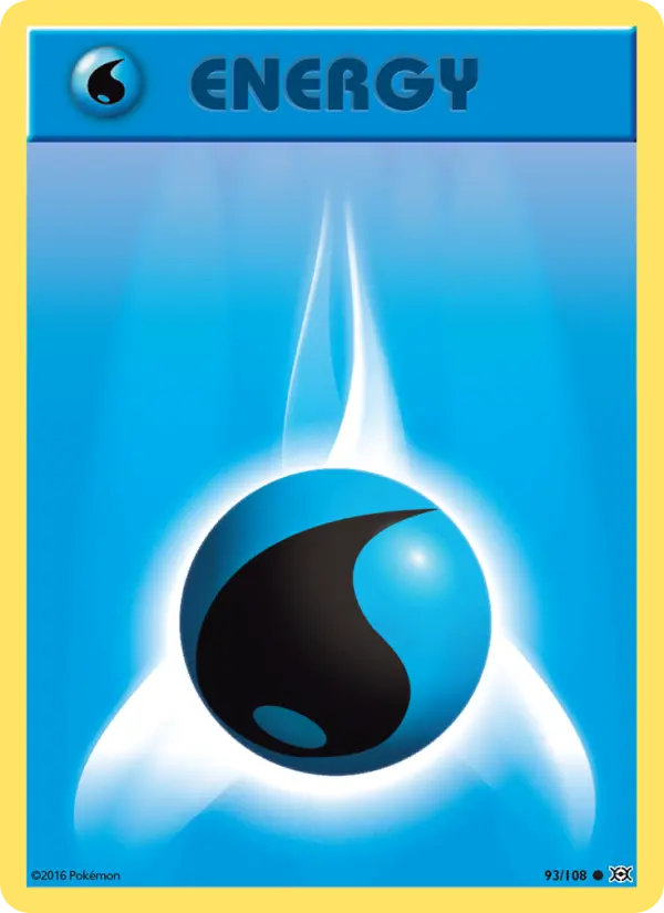 Water Energy, Pokémon card