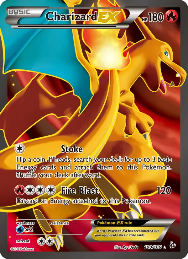 Charizard EX, Pokémon card