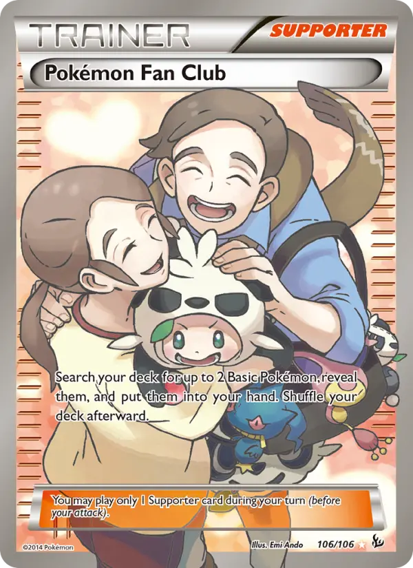 Pokémon Fan Club, Pokémon card