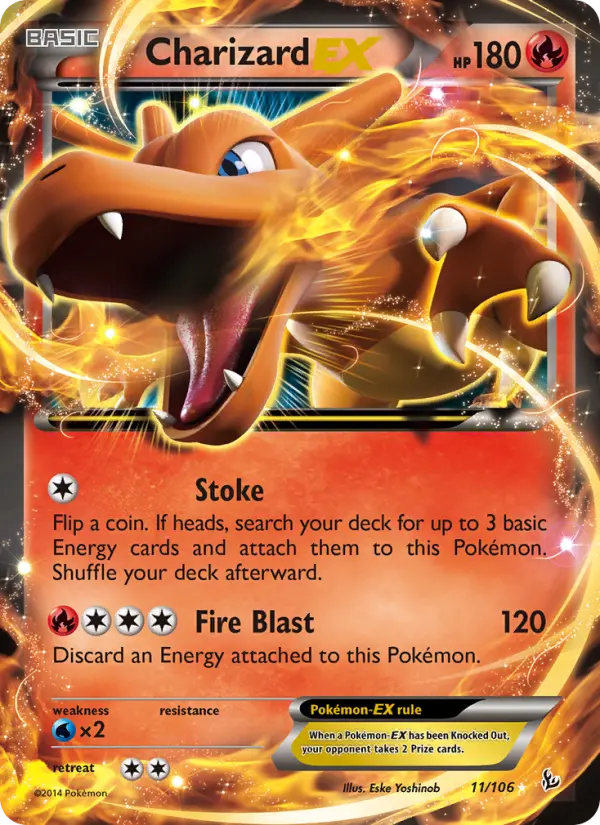 Charizard EX, Pokémon card