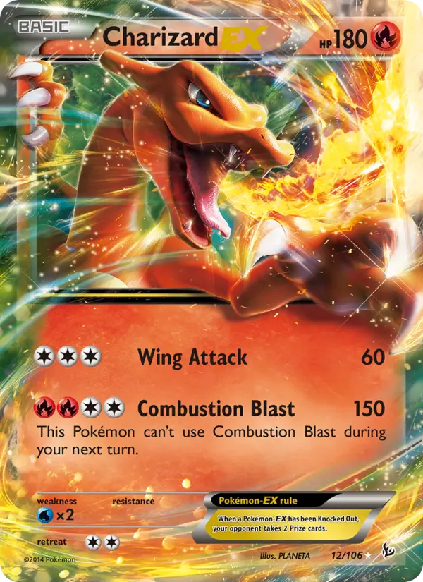 Charizard EX, Pokémon card