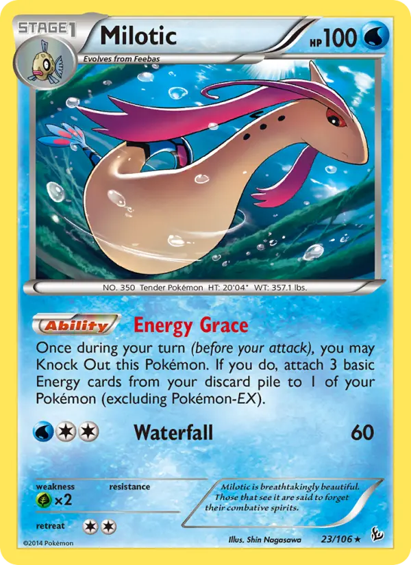 Milotic, Pokémon card