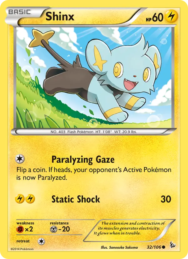 Shinx, Pokémon card
