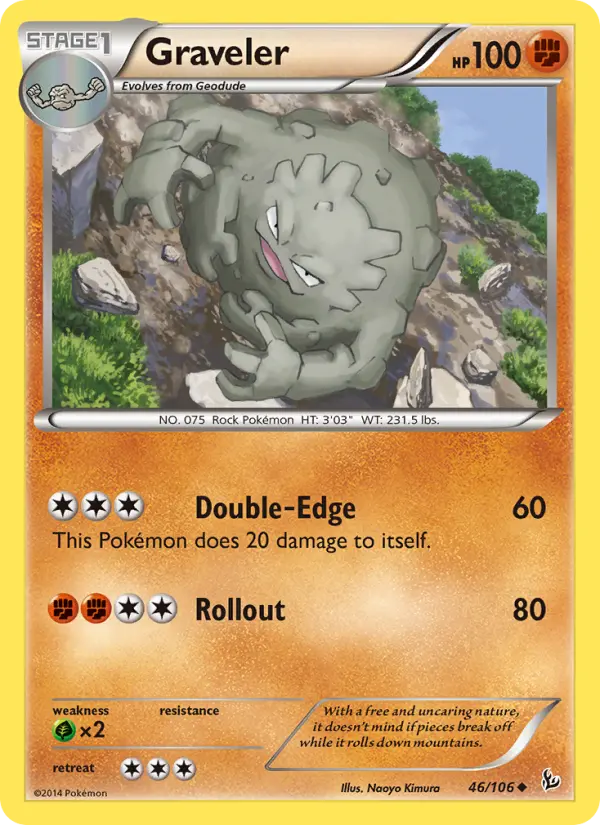 Graveler, Pokémon card