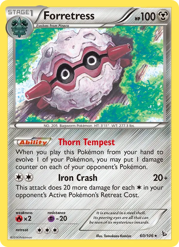 Forretress, Pokémon card