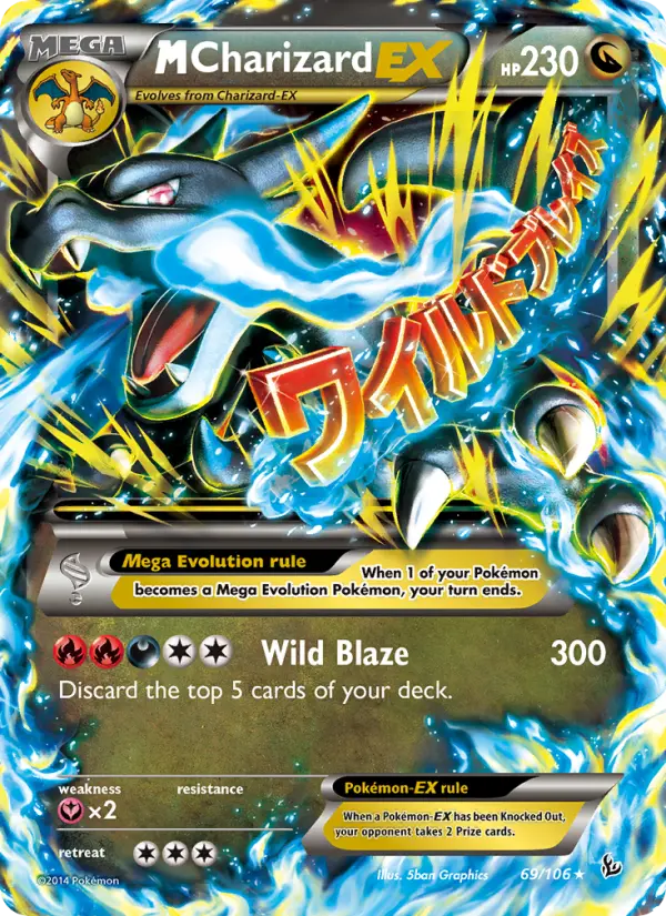 M Charizard EX, Pokémon card