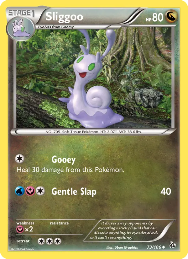 Sliggoo, Pokémon card