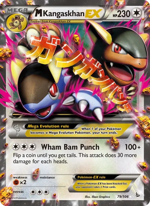 M Kangaskhan EX, Pokémon card