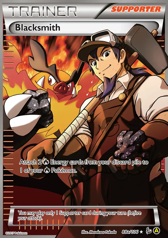 Blacksmith, Pokémon card