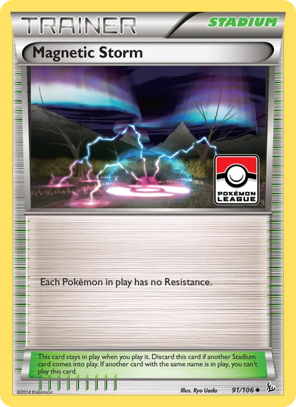 Magnetic Storm, Pokémon card
