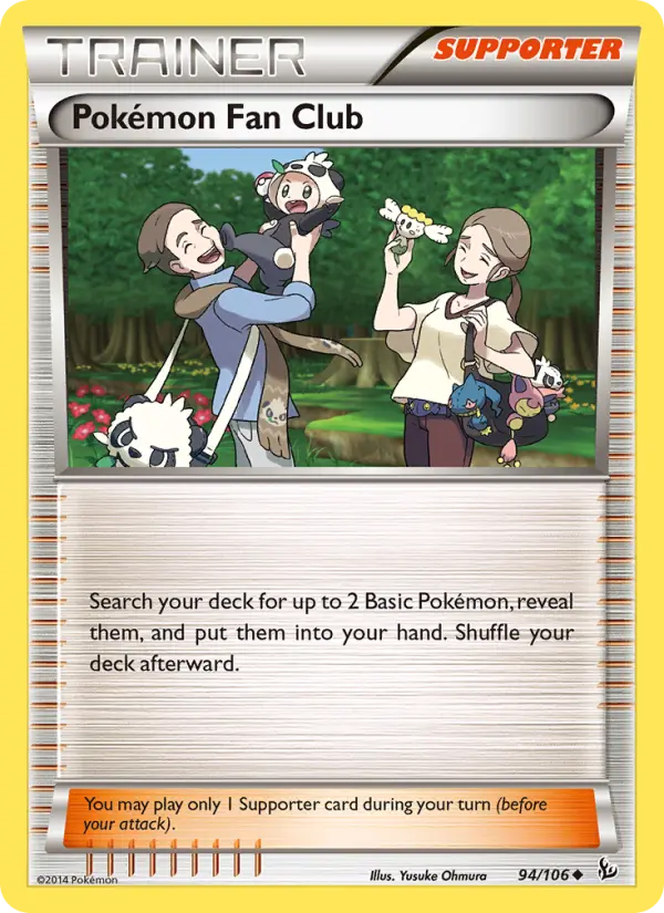 Pokémon Fan Club, Pokémon card