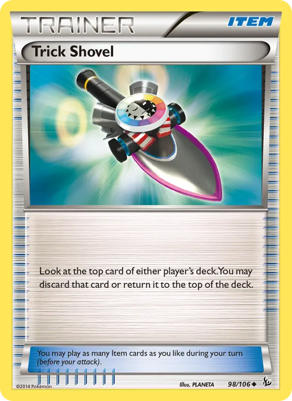 Trick Shovel, Pokémon card