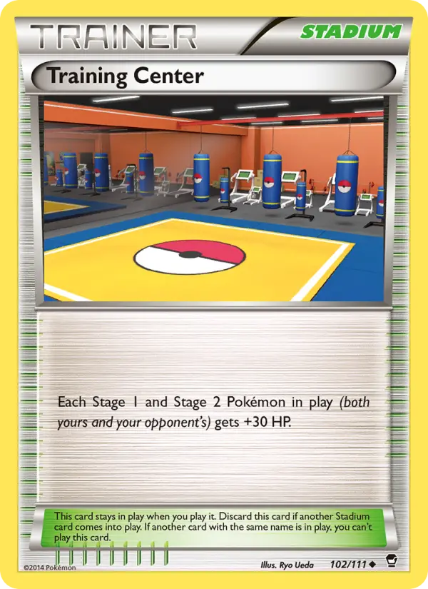 Training Center, Pokémon card