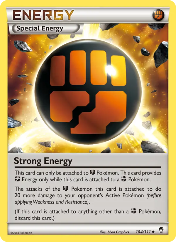 Strong Energy, Pokémon card