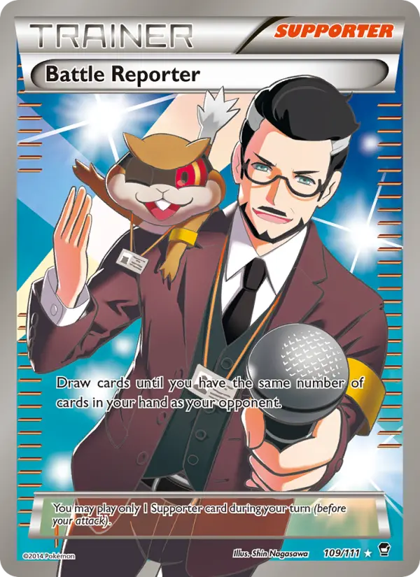 Battle Reporter, Pokémon card