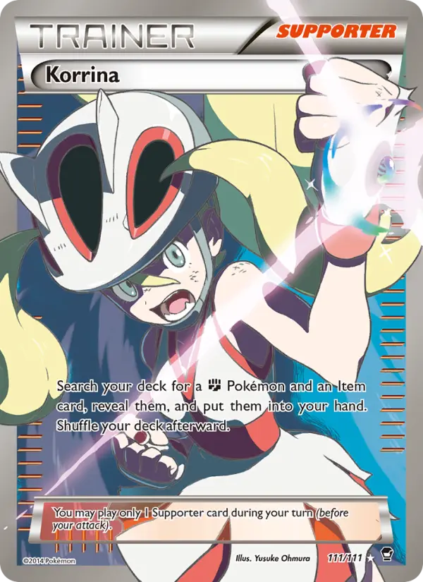 Korrina, Pokémon card