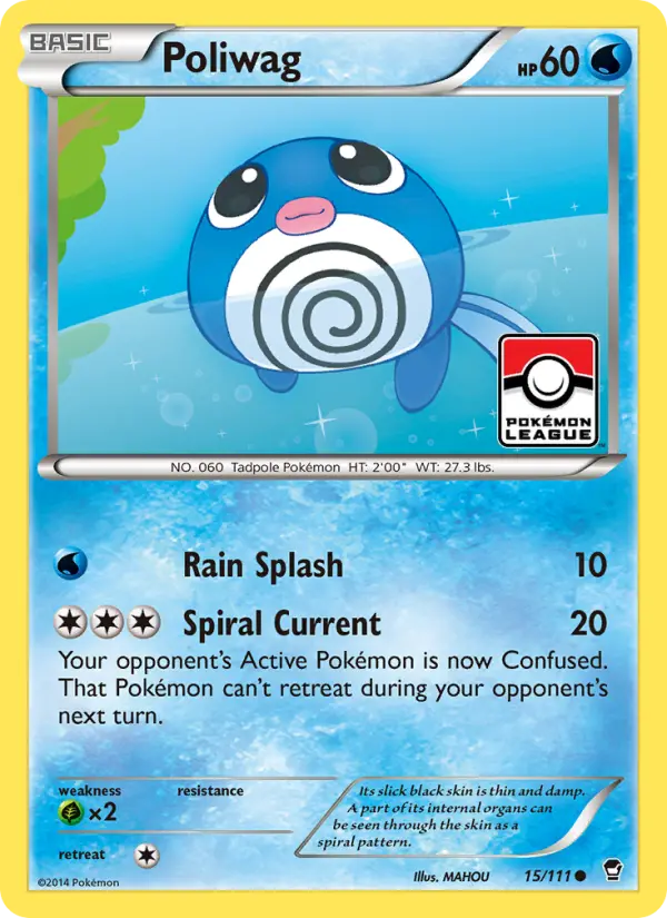Poliwag, Pokémon card