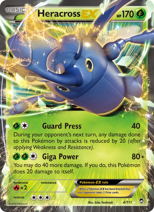 Heracross EX, Pokémon card