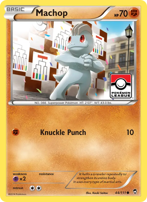 Machop, Pokémon card