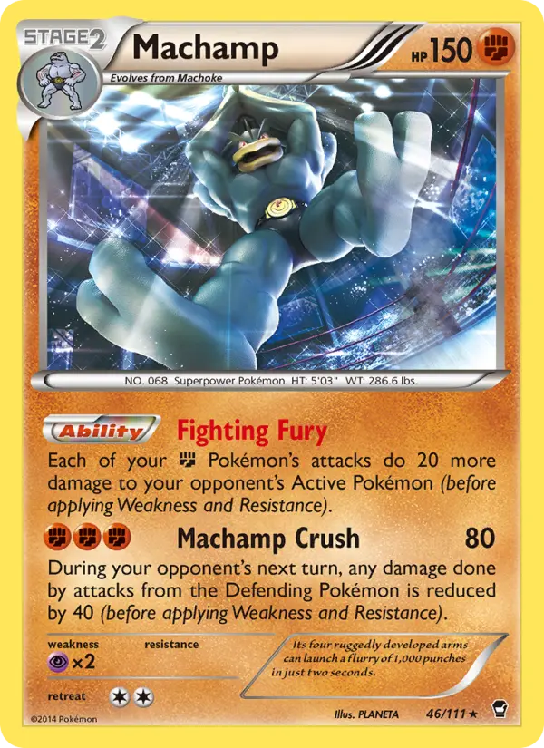 Machamp, Pokémon card