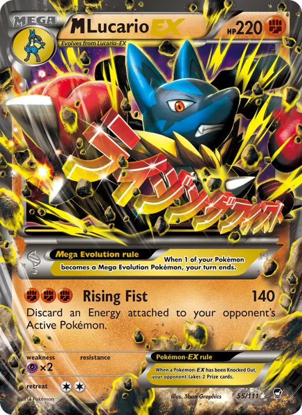 M Lucario EX, Pokémon card