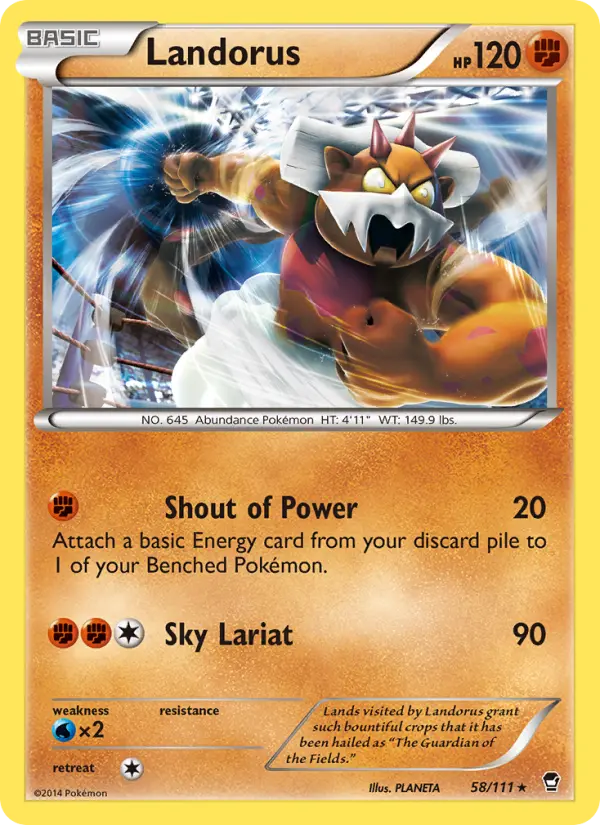 Landorus, Pokémon card