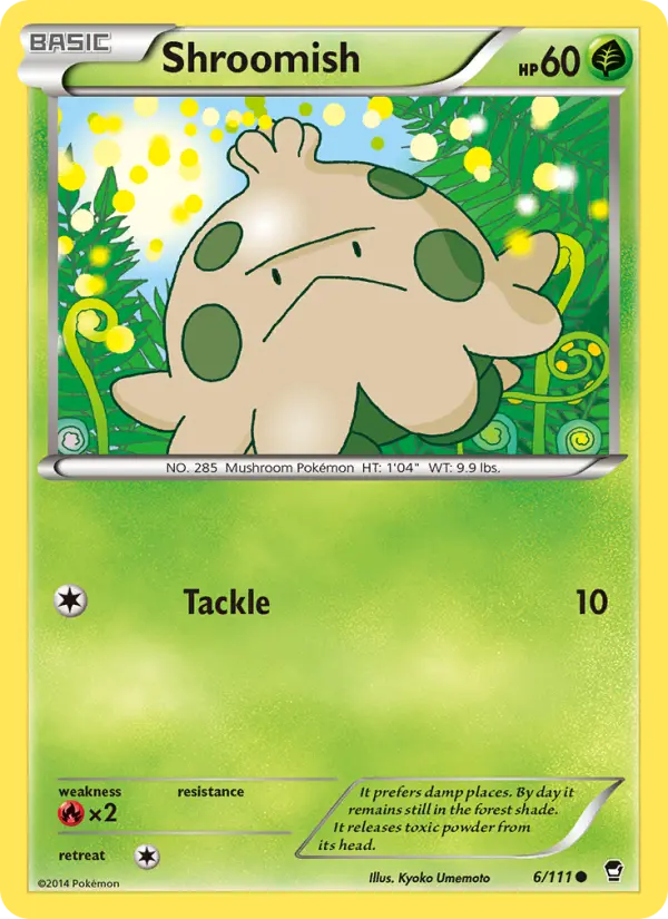 Shroomish, Pokémon card