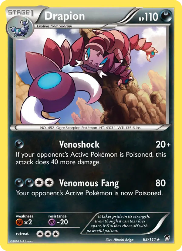 Drapion, Pokémon card