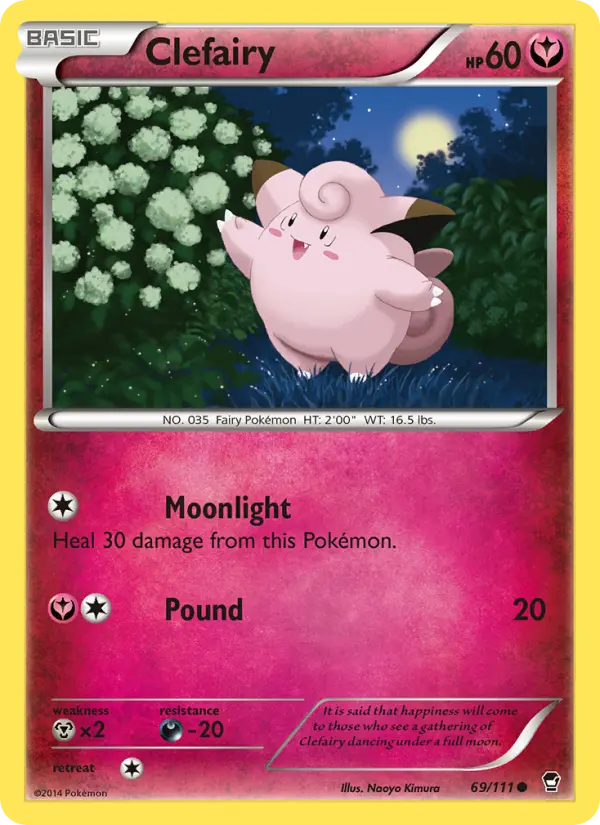 Clefairy, Pokémon card