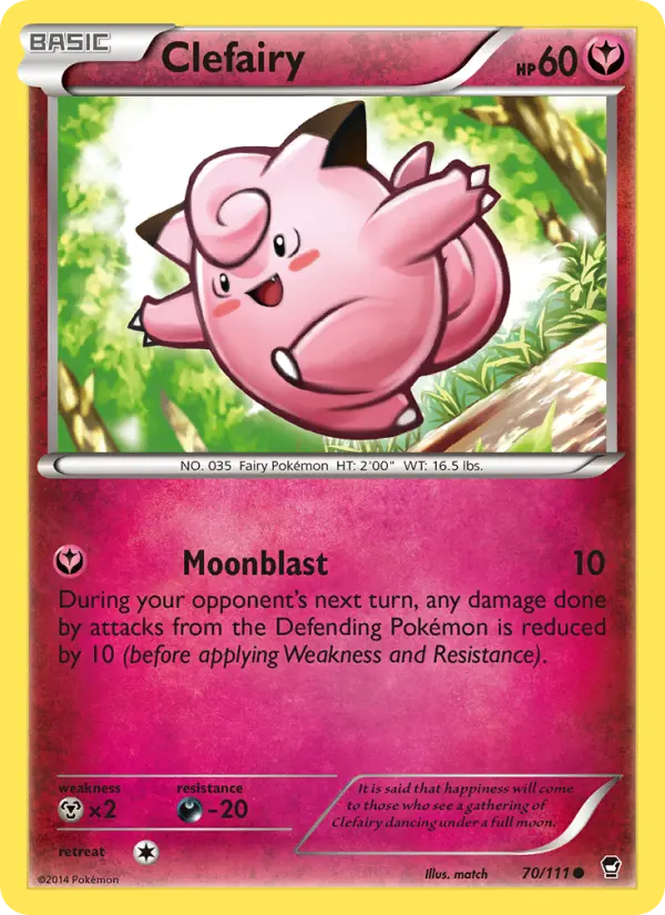 Clefairy, Pokémon card