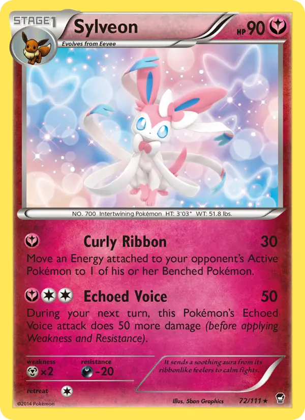 Sylveon, Pokémon card