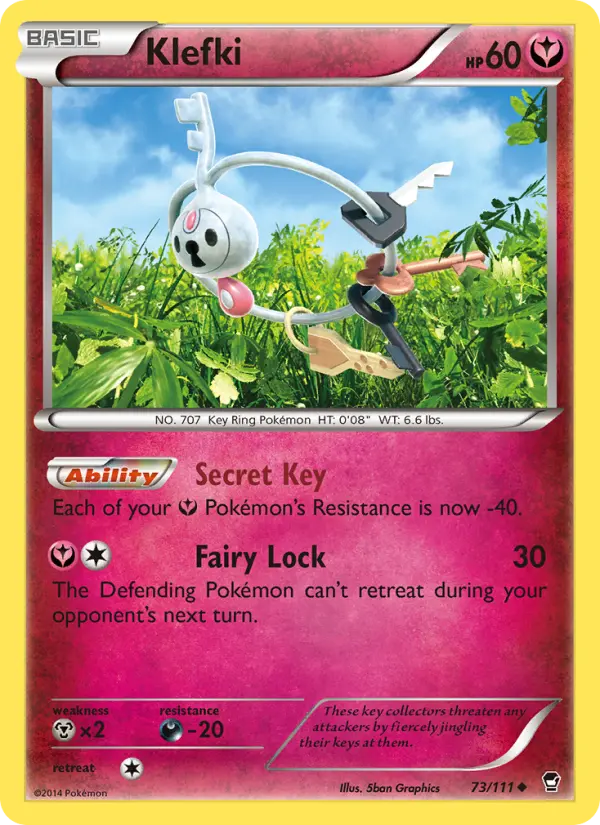 Klefki, Pokémon card