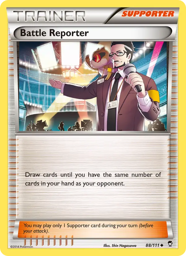 Battle Reporter, Pokémon card